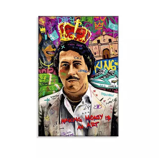 Pablo Escobar canvas poster