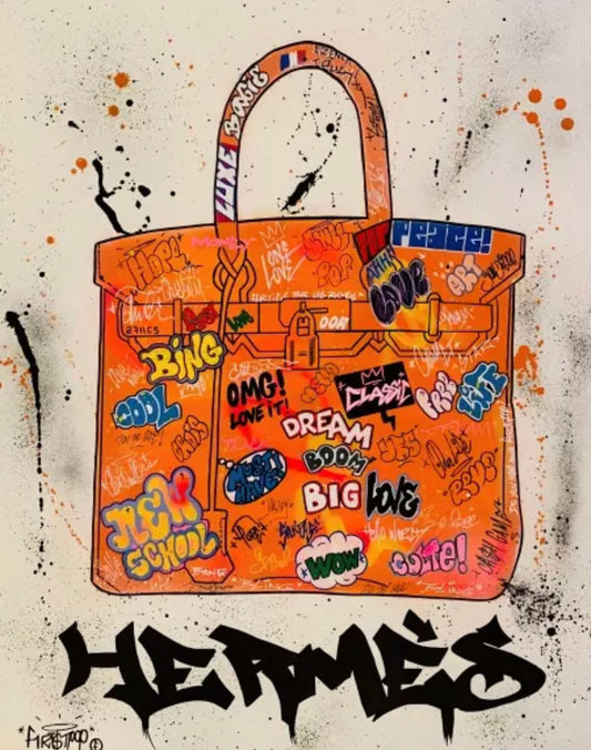 Handbag canvas poster